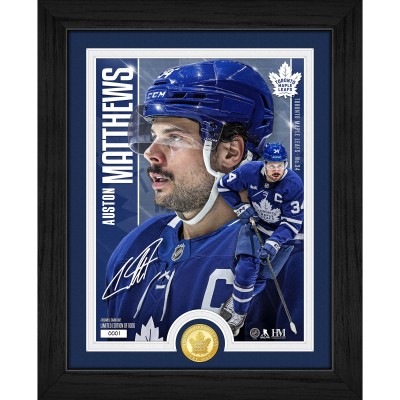 Toronto Maple Leafs Auston Matthews Highland Mint Bronze Coin Photo Mint