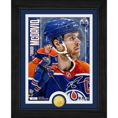 Edmonton Oilers Connor McDavid Highland Mint Bronze Coin Photo Mint