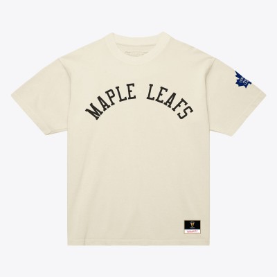 Unisex Toronto Maple Leafs Mitchell & Ness Cream Arched Team T-Shirt