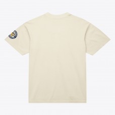 Unisex Pittsburgh Penguins Mitchell & Ness Cream Arched Team T-Shirt
