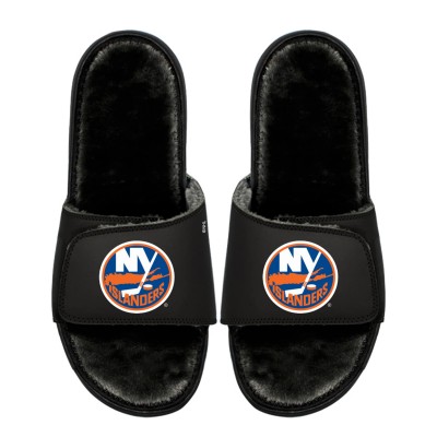 Подростковая New York Islanders ISlide Logo Fur Slide Sandals