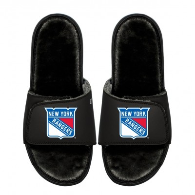 Подростковая New York Rangers ISlide Logo Fur Slide Sandals