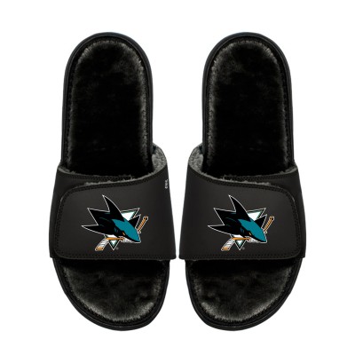 Подростковая San Jose Sharks ISlide Logo Fur Slide Sandals