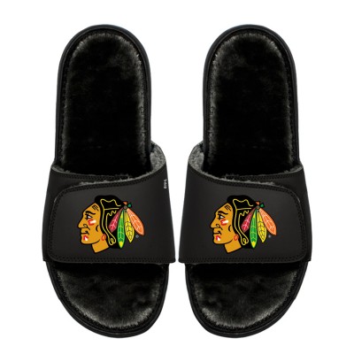 Подростковая Chicago Blackhawks ISlide Logo Fur Slide Sandals