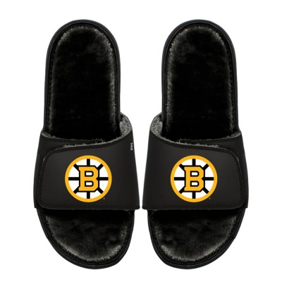 Подростковая Boston Bruins ISlide Logo Fur Slide Sandals