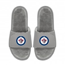 Unisex Winnipeg Jets ISlide Logo Fur Slide Sandals