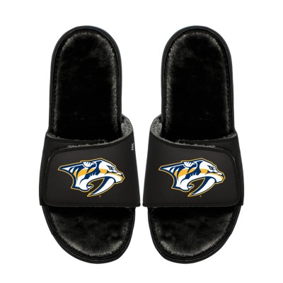 Unisex Nashville Predators ISlide Logo Fur Slide Sandals