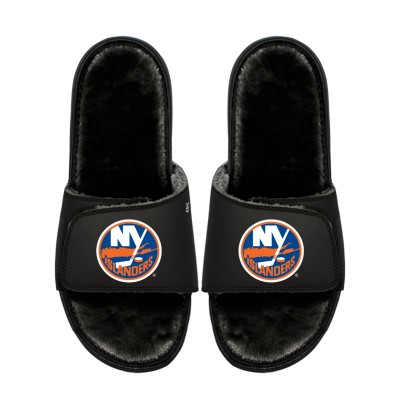 Unisex New York Islanders ISlide Logo Fur Slide Sandals