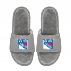 Unisex New York Rangers ISlide Logo Fur Slide Sandals