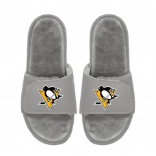 Unisex Pittsburgh Penguins ISlide Logo Fur Slide Sandals