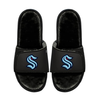 Unisex Seattle Kraken ISlide Logo Fur Slide Sandals