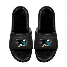 Unisex San Jose Sharks ISlide Logo Fur Slide Sandals