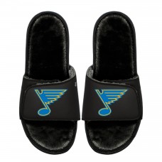 Unisex St. Louis Blues ISlide Logo Fur Slide Sandals