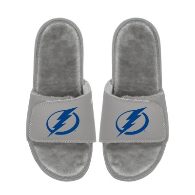 Unisex Tampa Bay Lightning ISlide Logo Fur Slide Sandals