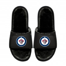 Unisex Winnipeg Jets ISlide Logo Fur Slide Sandals