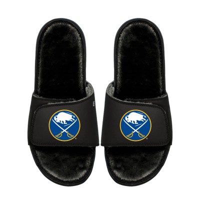 Unisex Buffalo Sabres ISlide Logo Fur Slide Sandals