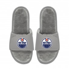 Unisex Edmonton Oilers ISlide Logo Fur Slide Sandals