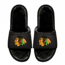 Unisex Chicago Blackhawks ISlide Logo Fur Slide Sandals