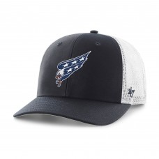 Бейсболка Washington Capitals 47 Navy Screaming Eagle Logo Trucker