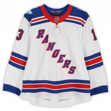 Alexis Lafreniere New York Rangers Fanatics Authentic Game-Used #13 White Jersey vs. Buffalo Sabres on October 9, 2024