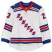 Adam Fox New York Rangers Fanatics Authentic Game-Used #23 White Jersey vs. Buffalo Sabres on October 9, 2024