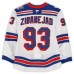 Mika Zibanejad New York Rangers Fanatics Authentic Game-Used #93 White Jersey vs. Buffalo Sabres on October 9, 2024