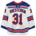 Игровая джерси Igor Shesterkin New York Rangers Fanatics Authentic #31 White vs. Buffalo Sabres on October 9, 2024