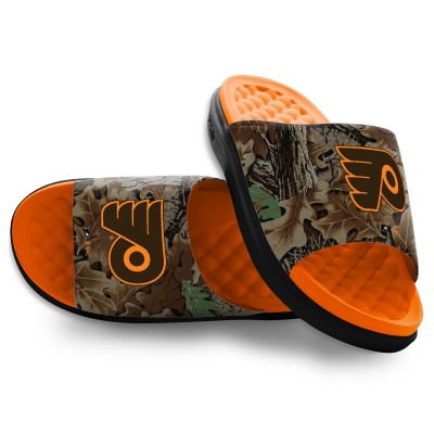 Philadelphia Flyers ISlide RealTree Advantage Camo Motive Slide Sandals