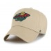 Бейсболка Minnesota Wild 47 Khaki Logo Clean Up