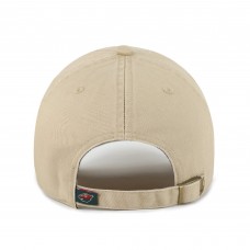 Бейсболка Minnesota Wild 47 Khaki Logo Clean Up