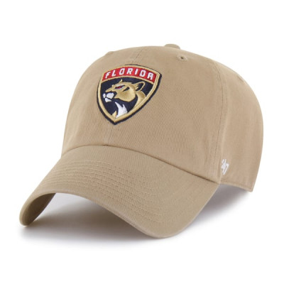 Бейсболка Florida Panthers 47 Khaki Logo Clean Up