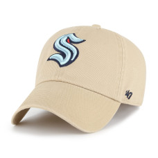 Бейсболка Seattle Kraken 47 Khaki Logo Clean Up