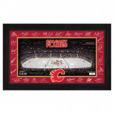 Calgary Flames Highland Mint Limited Edition 2025 Facsimile Signature Rink Framed Photograph