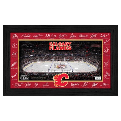 Calgary Flames Highland Mint Limited Edition 2025 Facsimile Signature Rink Framed Photograph