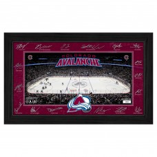 Colorado Avalanche Highland Mint Limited Edition 2025 Facsimile Signature Rink Framed Photograph