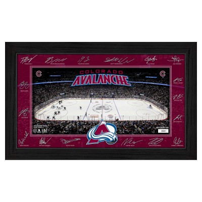 Colorado Avalanche Highland Mint Limited Edition 2025 Facsimile Signature Rink Framed Photograph