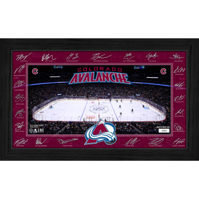 Colorado Avalanche Highland Mint Limited Edition 2025 Facsimile Signature Rink Framed Photograph
