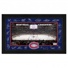 Montreal Canadiens Highland Mint Limited Edition 2025 Facsimile Signature Rink Framed Photograph