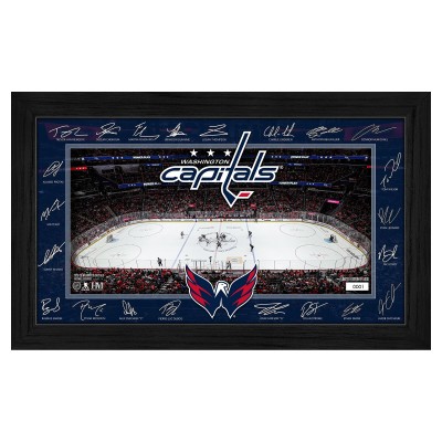 Washington Capitals Highland Mint Limited Edition 2025 Facsimile Signature Rink Framed Photograph