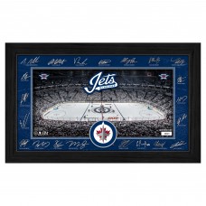 Winnipeg Jets Highland Mint Limited Edition 2025 Facsimile Signature Rink Framed Photograph
