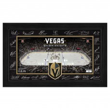 Vegas Golden Knights Highland Mint Limited Edition 2025 Facsimile Signature Rink Framed Photograph