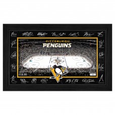 Pittsburgh Penguins Highland Mint Limited Edition 2025 Facsimile Signature Rink Framed Photograph