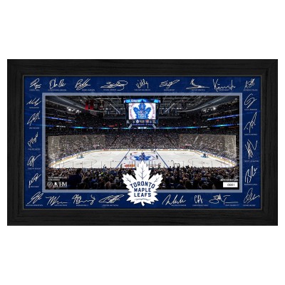 Toronto Maple Leafs Highland Mint Limited Edition 2025 Facsimile Signature Rink Framed Photograph