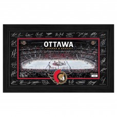 Ottawa Senators Highland Mint Limited Edition 2025 Facsimile Signature Rink Framed Photograph
