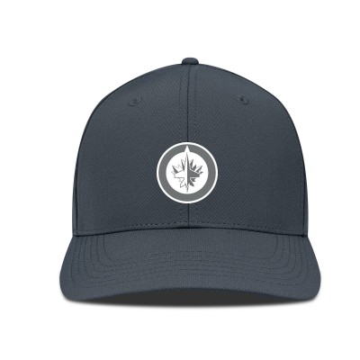Бейсболка Winnipeg Jets Levelwear Charcoal Rise Slate & Snow Structured