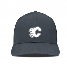 Бейсболка Calgary Flames Levelwear Charcoal Rise Slate & Snow Structured