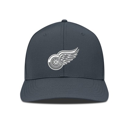 Бейсболка Detroit Red Wings Levelwear Charcoal Rise Slate & Snow Structured
