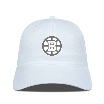 Бейсболка Boston Bruins Levelwear White Matrix Slate & Snow Unstructured