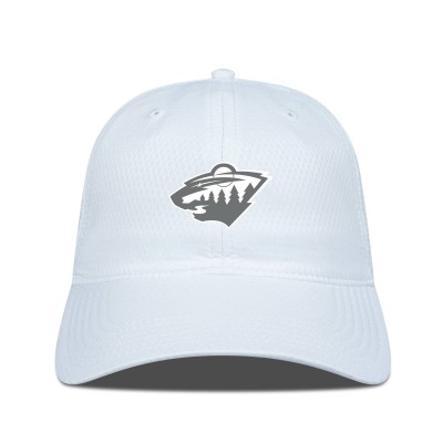 Бейсболка Minnesota Wild Levelwear White Matrix Slate & Snow Unstructured