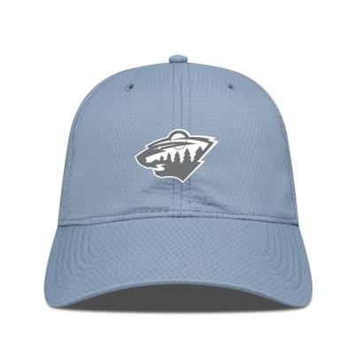 Бейсболка Minnesota Wild Levelwear Blue Matrix Slate & Snow Unstructured